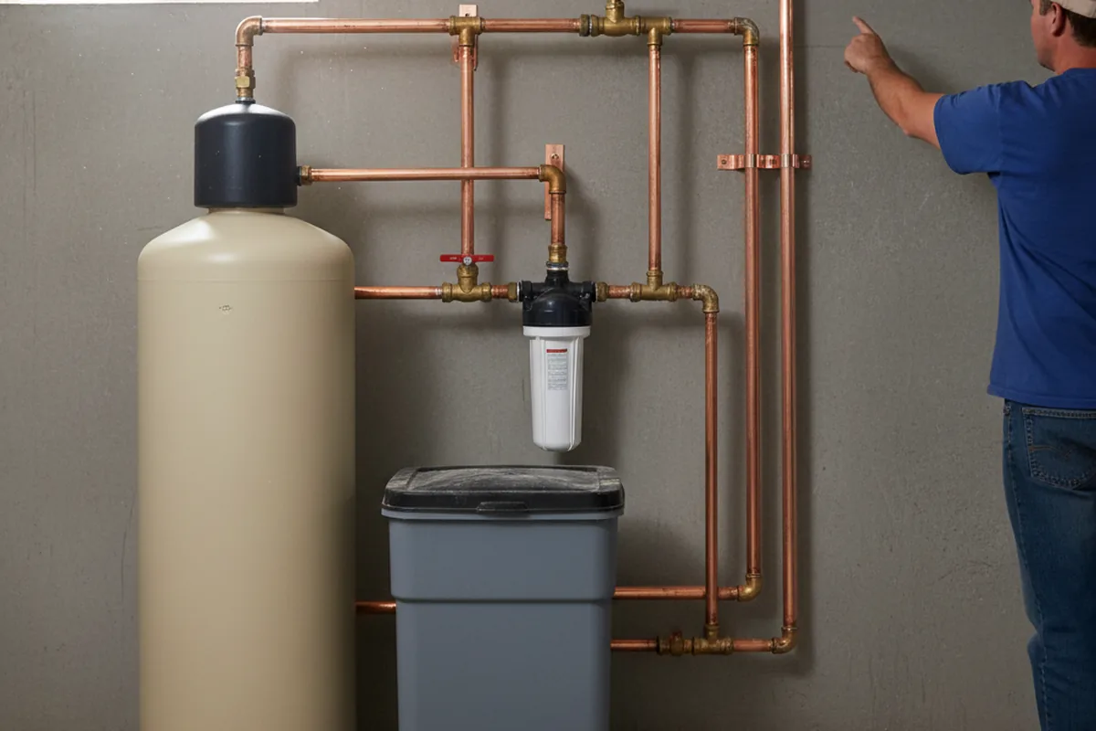 Whole-house water treatment system installed in Linkwood